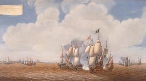 Az első ölandi csata 1564. május 31-én, a 17. század második felében.
