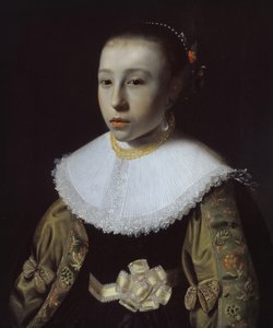 Fiatal lány portréja, 1633-35 alkotó: Pieter Dubordieu