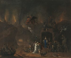 Orpheus és Eurydice a pokolban alkotó: Pieter Fris