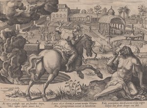 A luxus csábítása, Az emberi élet menetéből, 1570. alkotó: Pieter Furnius