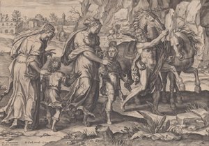 Ifjúság, Az emberi élet menetéből, 1570. alkotó: Pieter Furnius