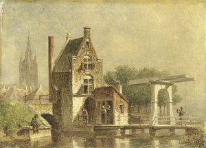Koepoort Delftben alkotó: Pieter Gerard Vertin