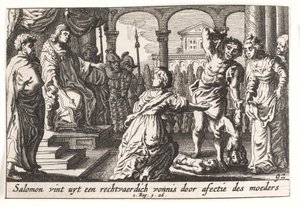 Salamon ítélete alkotó: Pieter Hendriksz. Schut