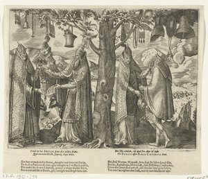 A római bálványimádás fája, 1570 körül