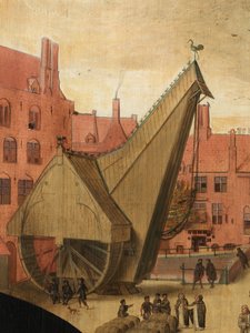 Jan van Eyewerve portréjának részlete