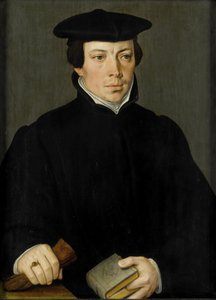 Fiatal lelkész portréja, 1535-84 körül (olaj, tábla)