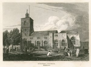 Stepney Church, London alkotó: Pieter Jansz. Quast