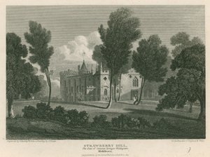 Strawberry Hill, Twickenham, London; Waldegrave Dowager grófnő székhelye