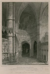 A Westminster apátság V. Henrik kápolnájának déli paravánja, Westminster apátság alkotó: Pieter Jansz. Quast