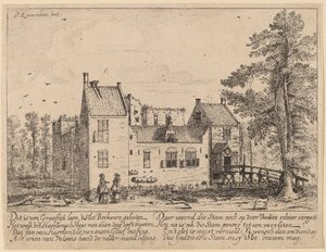 Castle Drive alkotó: Pieter Jansz Saenredam