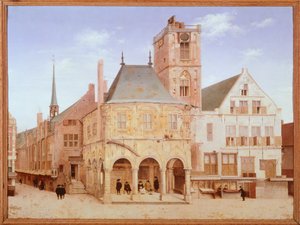 Régi városháza Amszterdamban, Pieter Saenredam, Hollandia