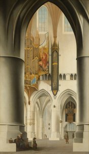 A haarlemi Szent Bavo-templom belseje, 1636
