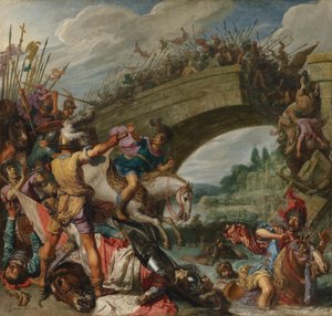 Csata Konstantin és Maxentius között alkotó: Pieter Lastman