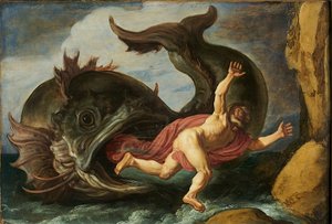 Jónás és a bálna alkotó: Pieter Lastman