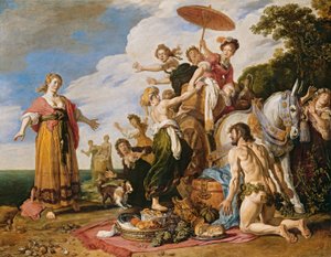 Odüsszeusz Nauszikaa előtt alkotó: Pieter Lastman