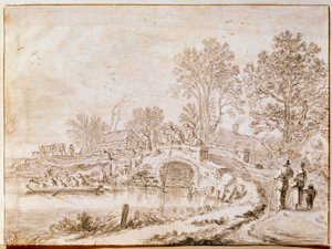Híd egy csatorna felett, 1656. május hónap