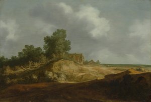 Táj kunyhóval, 1629.