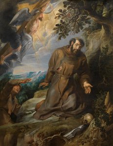 Szent Ferenc a Stigmaták átvétele, kb. 1630-1634. alkotó: Pieter Paul Rubens