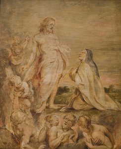 Avilai Szent Teréz látomása c. 1635.