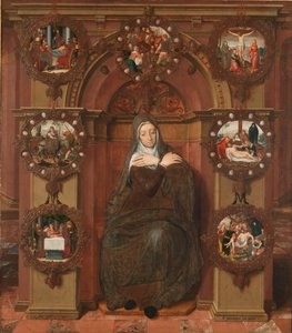 A hét bánat hölgye A Joos van Belle triptichon. Központi panel, 1556.