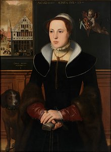 Jacquemyne Buuck portréja, 1551.
