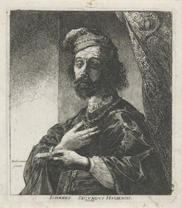 Portré van Janus Secundus