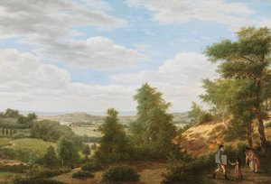 Kilátás a Montmorency-völgyre, Saint-Leu-la-Forêt közelében Kilátás a Montmorency-síkságra, Saint-Leu-la-Forêt közelében alkotó: Pieter Rudolph Kleijn