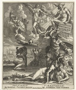 Címlap: European Mercury Fourteenth Piece Part First, 1703 alkotó: Pieter Sluyter