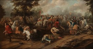 A breitenfeldi csata alkotó: Pieter Snayers