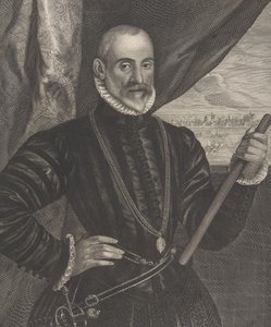 Francisco Valdes spanyol parancsnok, a Four Personae... sorozatból, 1649 alkotó: Pieter Soutman
