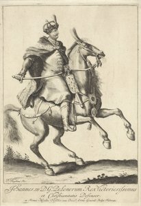 III. Sobieski János lengyel király lovas portréja