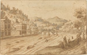 folyóranéző kilátás alkotó: Pieter Stevens