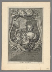 V. Vilmos, Orange-Nassau hercegének és Karolinának, Orange-Nassau hercegnőjének portréja