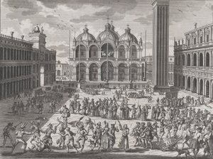 A velencei karnevál, innen: Thesaurus Antiquitatum et Historiarum Italia, vol. 1722. évi IX