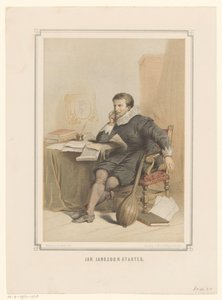 Jan Janszoon Indító az íróasztalánál alkotó: Pieter Wilhelmus van de Weijer