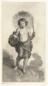 Krisztus gyermeke földgömb és jogar alkotó: Pieter de Bailliu (I) (possibly)