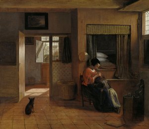 Egy anya, aki elrontja gyermeke haját, „Anya kötelessége” néven ismert, 1658–1660