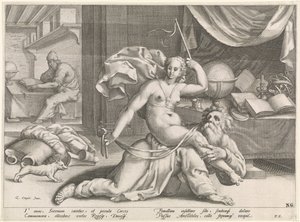 Arisztotelész és Phyllis alkotó: Pieter de Jode (I) (attributed to)
