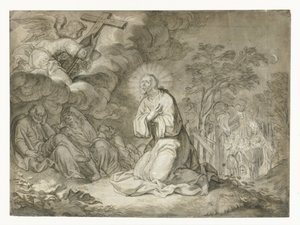 Krisztus az olajfák kertjében alkotó: Pieter de Jode (I)