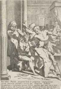 Doornenkroning van Christus Passie van Christus (sorozat címe) Passió és feltámadás (sorozat címe) alkotó: Pieter de Jode (I)