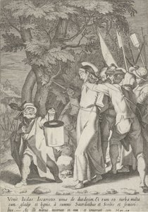 Gevangenneming van Christus Passie van Christus (sorozat címe) Passió és feltámadás (sorozat címe) alkotó: Pieter de Jode (I)