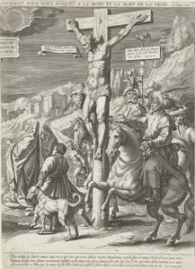 Krisztus keresztre feszítése, jobb oldali rész alkotó: Pieter de Jode (I)