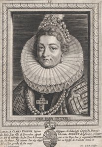 Isabella Clara Eugenia portréja, Spanyolország Infanta, kb. 1650.