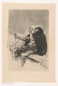 Ivó ember sétabottal alkotó: Pieter de Josselin