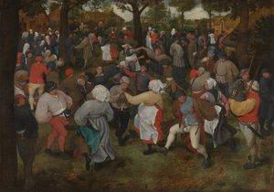 A menyasszonytánc, 1566 körül (olaj, fa)