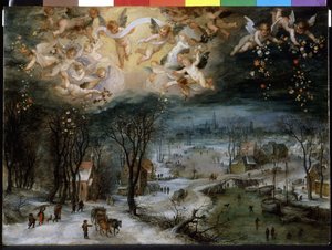 Téli táj – Idősebb Pieter Bruegel (1525/30 - 1569). alkotó: Pieter Bruegel the Elder