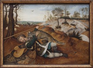Jó lelkész. Pieter Brueghel II (1564-1638) festménye, olaj, fa