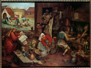 Fiatal Pieter alkimista Brueghel d