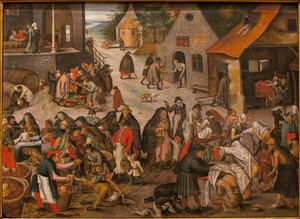 Works of Grace – Pieter Brueghel the Young festménye, Brueghel d