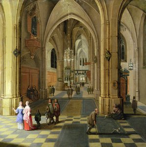 The Interior of a Gothic Cathedral with Two Women in Conversation    1315866   hu       hungarian Successfully Translated  Original: Illustration for Kidnapped (colour litho) Translat: Illustration for Kidnapped (colour litho) 1399022 hu hungarian Successf